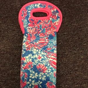 Lilly Pulitzer wine tote